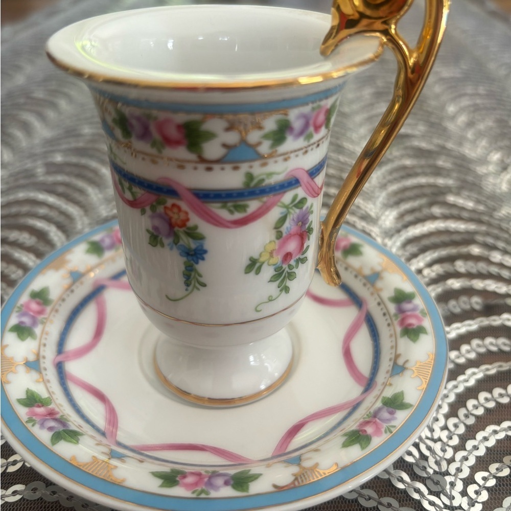 Vintage KPM Germany tea cup and saucer